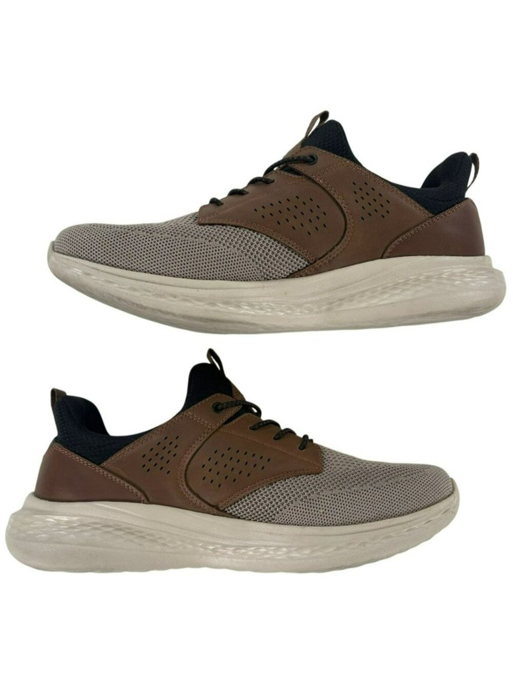 Skechers Relaxed Fit Slade Streetwear Breyer Brown Sneakers Men's Sz 10 USED - Picture 2 of 11